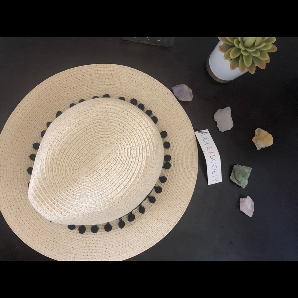 Sole Society Straw Panama Hat